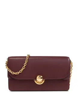 Furla: Бордовая сумка через плечо 