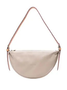 Longchamp: Бежевая сумка 