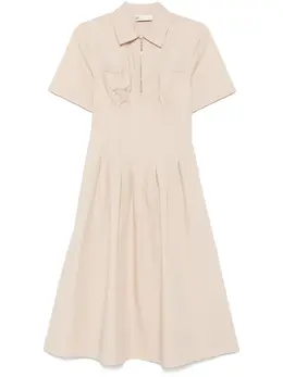 Tory Burch: Бежевое платье 