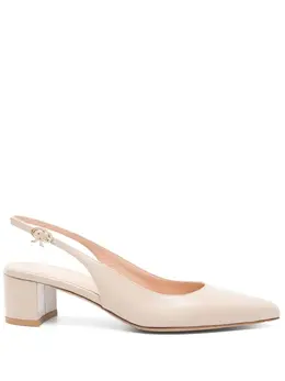 Gianvito Rossi: Светлые туфли 