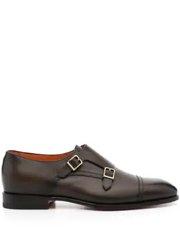 Santoni: Коричневые туфли 