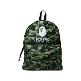 A BATHING APE: Зелёный рюкзак 