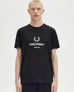 Fred Perry: Чёрная футболка 