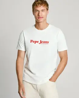 Pepe Jeans: Футболка с принтом 