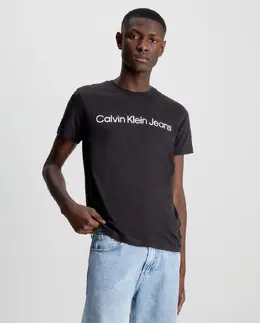 Calvin Klein Jeans: Чёрная футболка 