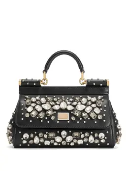 Dolce & Gabbana: Чёрная сумка  Sicily