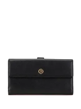 CHANEL Pre-Owned: Чёрный кошелёк 