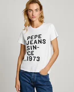 Pepe Jeans: Футболка с принтом 