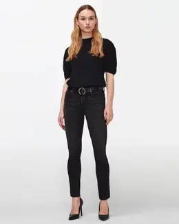 7 For All Mankind: Прямые джинсы  Roxanne