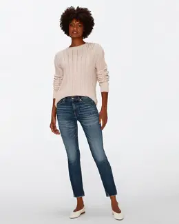 7 For All Mankind: Тёмные джинсы  Roxanne