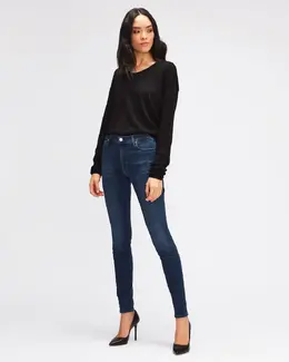 7 For All Mankind: Тёмные джинсы  HW