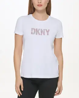 DKNY: Белая футболка 