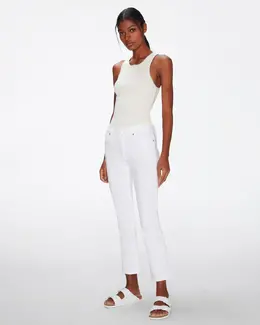 7 For All Mankind: Белые джинсы  Roxanne