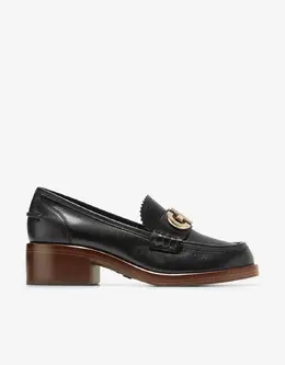 Cole Haan: Чёрные лоферы 