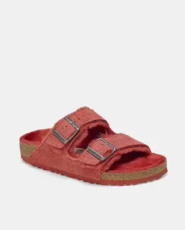 Birkenstock: Бордовые сандалии  Arizona