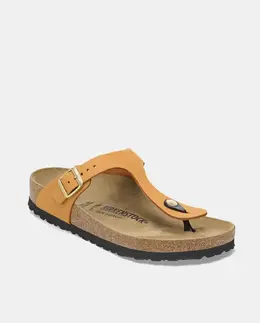 Birkenstock: Оранжевые сандалии  Gizeh