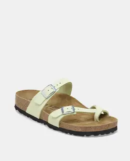 Birkenstock: Зелёные сандалии  Mayari