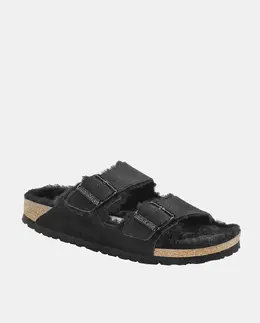 Birkenstock: Чёрные сандалии  Arizona