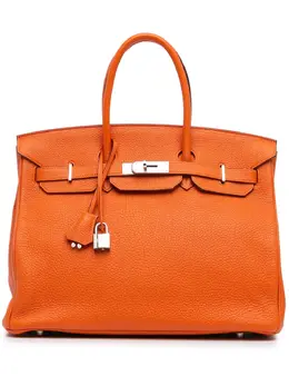 Hermès Pre-Owned: Оранжевая сумка 