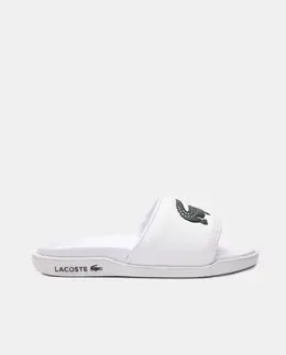 Lacoste: Белые шлёпанцы  Croco