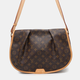 Louis Vuitton: Коричневая сумка 