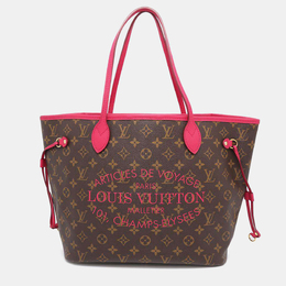 Louis Vuitton: Коричневая сумка  Neverfull MM