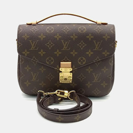 Louis Vuitton: Коричневая сумка  Pochette