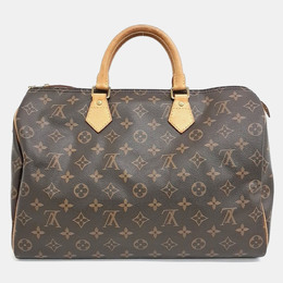 Louis Vuitton: Коричневая сумка  Speedy