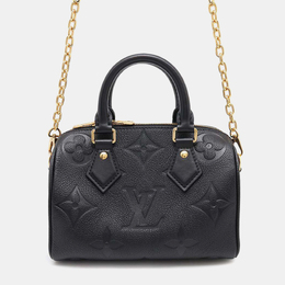 Louis Vuitton: Чёрная сумка  Speedy