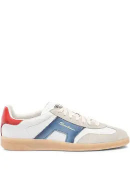 Santoni: Белые кроссовки 