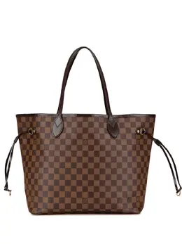 Louis Vuitton Pre-Owned: Коричневая сумка-шоппер 