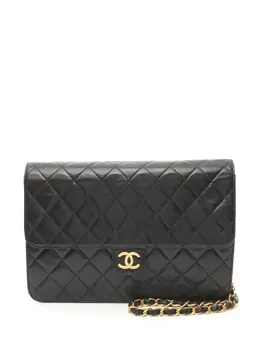 CHANEL Pre-Owned: Чёрная сумка 