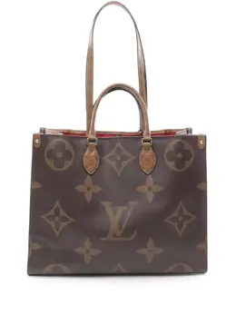 Louis Vuitton Pre-Owned: Коричневая сумка-шоппер 