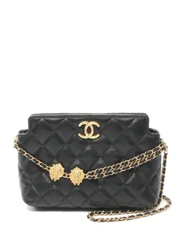 CHANEL Pre-Owned: Чёрная сумка 