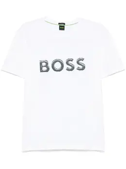 BOSS: Футболка с принтом 