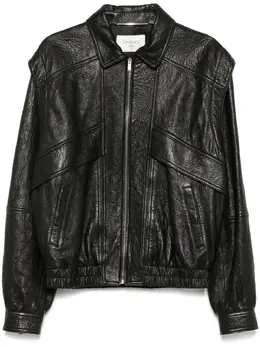 Saint Laurent: Кожаная куртка 