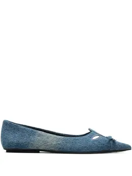 Marc Jacobs: Голубые балетки  The Denim