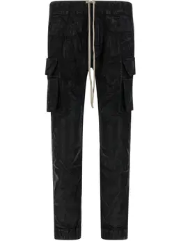 Rick Owens DRKSHDW: Чёрные брюки 