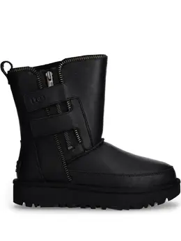 UGG: Чёрные ботинки 