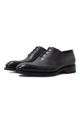 Santoni: Тёмные туфли 