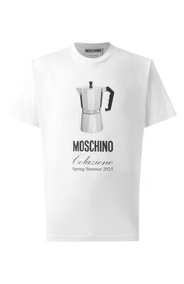 Moschino: Хлопковая футболка 