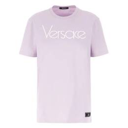 Versace: Белая футболка 