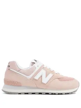 New Balance: Розовые кроссовки  574