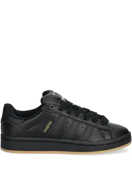 adidas: Чёрные кроссовки  Campus