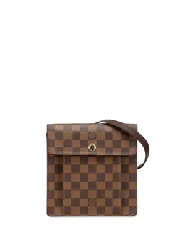 Louis Vuitton Pre-Owned: Коричневая сумка через плечо 