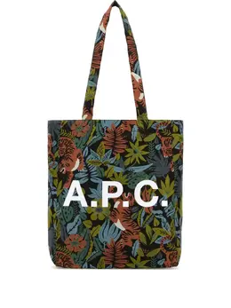 A.P.C.: Многоцветная сумка-шоппер  Lou