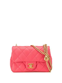 CHANEL Pre-Owned: Розовая сумка через плечо 