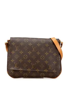 Louis Vuitton Pre-Owned: Коричневая сумка через плечо 