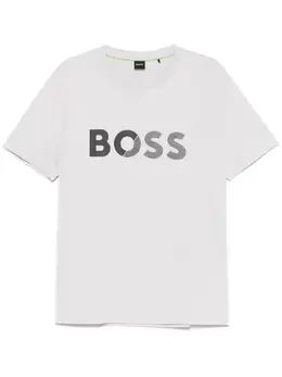 BOSS: Светлая футболка 