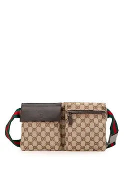 Gucci Pre-Owned: Коричневая сумка 